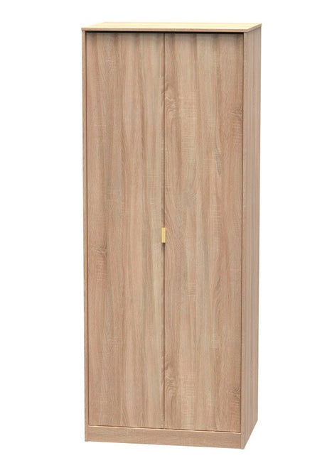 Diamond 2 Door Wardrobe - Welcome Furniture