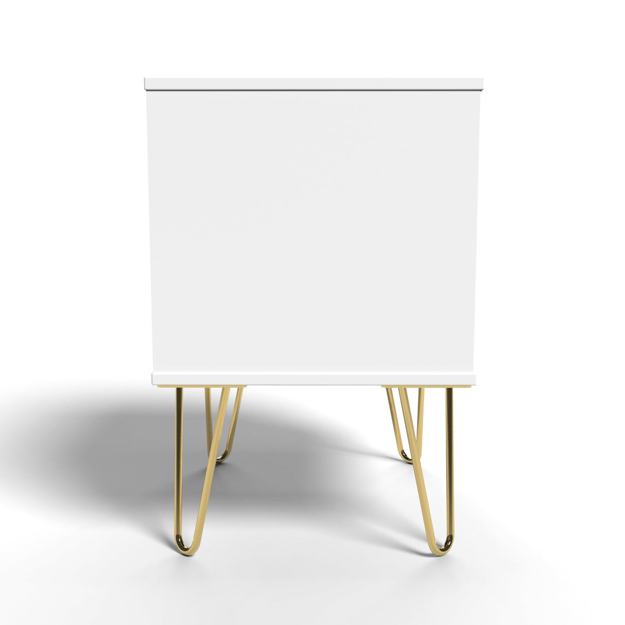 Diamond 2 Drawer Bedside Cabinet with Wireless Charging - Welcome Furniture