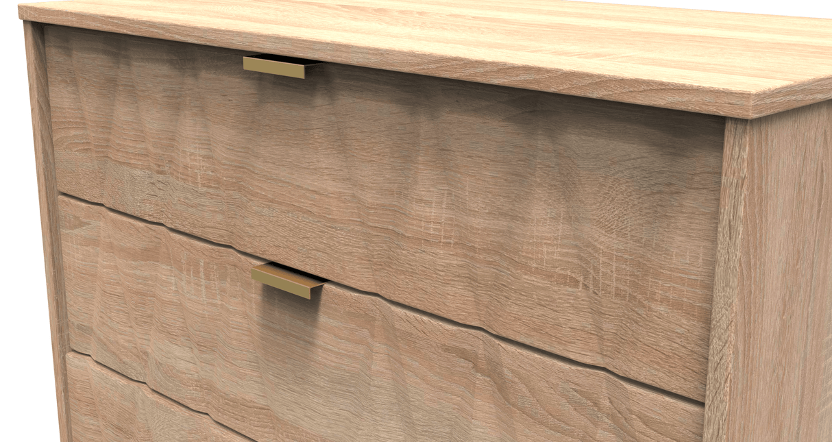 Diamond 4 Drawer Chest with Gold Hairpin Legs - Welcome Furniture