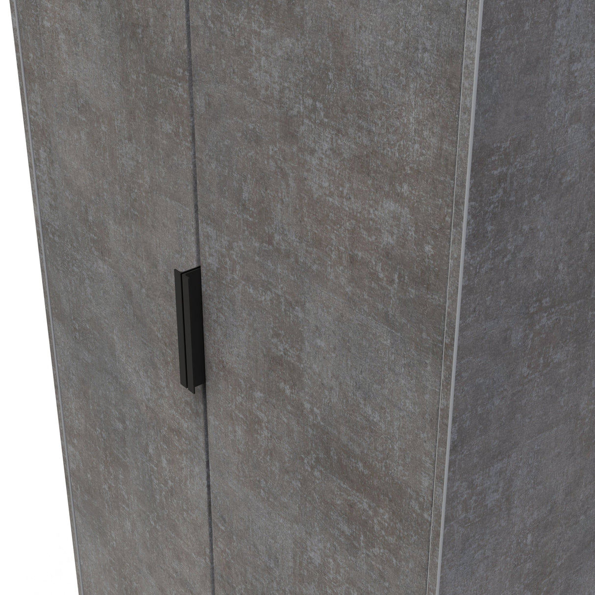 Diego 2 Door Wardrobe with Black Fittings - Welcome Furniture
