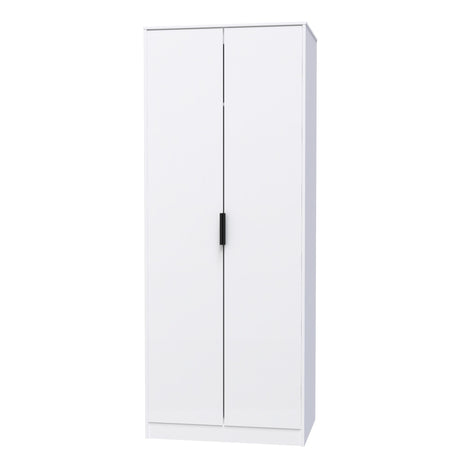 Diego 2 Door Wardrobe with Black Fittings - Welcome Furniture