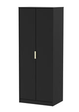 Diego 2 Door Wardrobe with Gold Fittings - Welcome Furniture