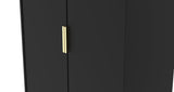 Diego 2 Door Wardrobe with Gold Fittings - Welcome Furniture