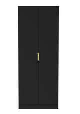Diego 2 Door Wardrobe with Gold Fittings - Welcome Furniture