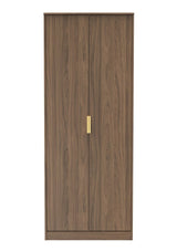 Diego 2 Door Wardrobe with Gold Fittings - Welcome Furniture