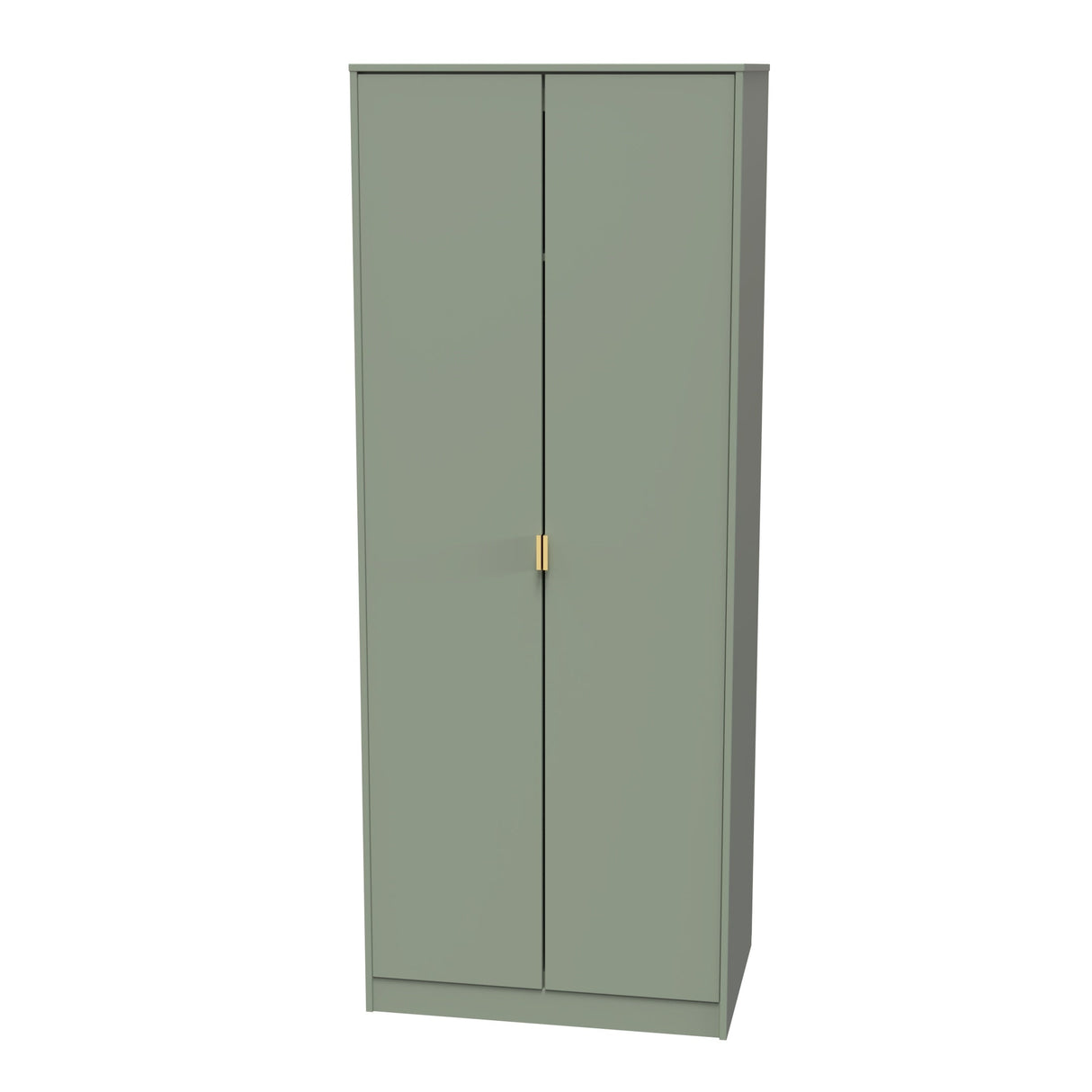 Diego 2 Door Wardrobe with Gold Fittings - Welcome Furniture