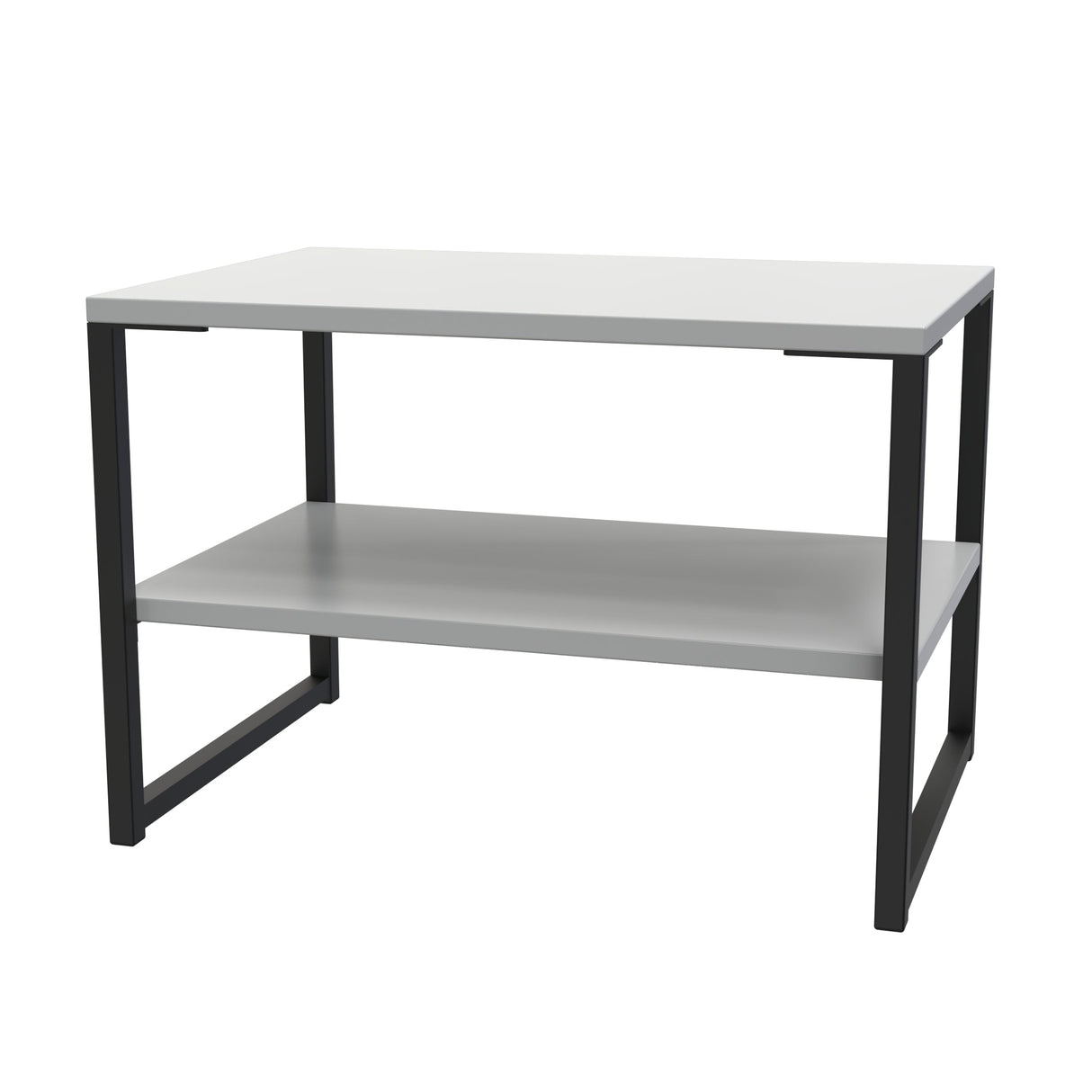 Diego Lamp Table with Black Frame Legs - Welcome Furniture