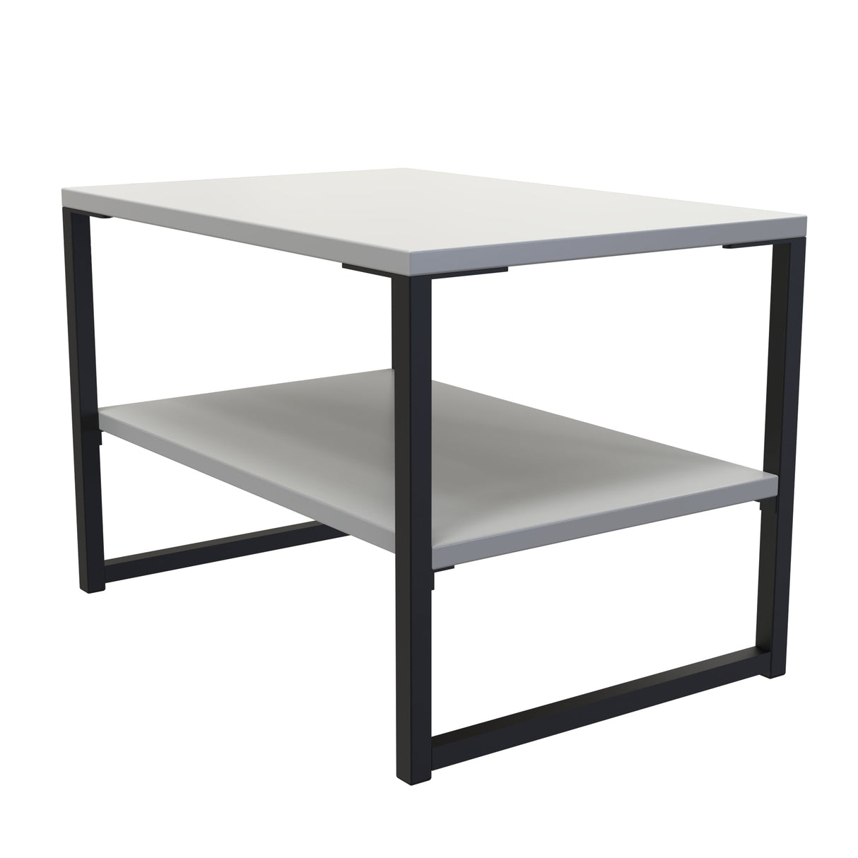 Diego Lamp Table with Black Frame Legs - Welcome Furniture