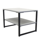 Diego Lamp Table with Black Frame Legs - Welcome Furniture