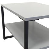 Diego Lamp Table with Black Frame Legs - Welcome Furniture