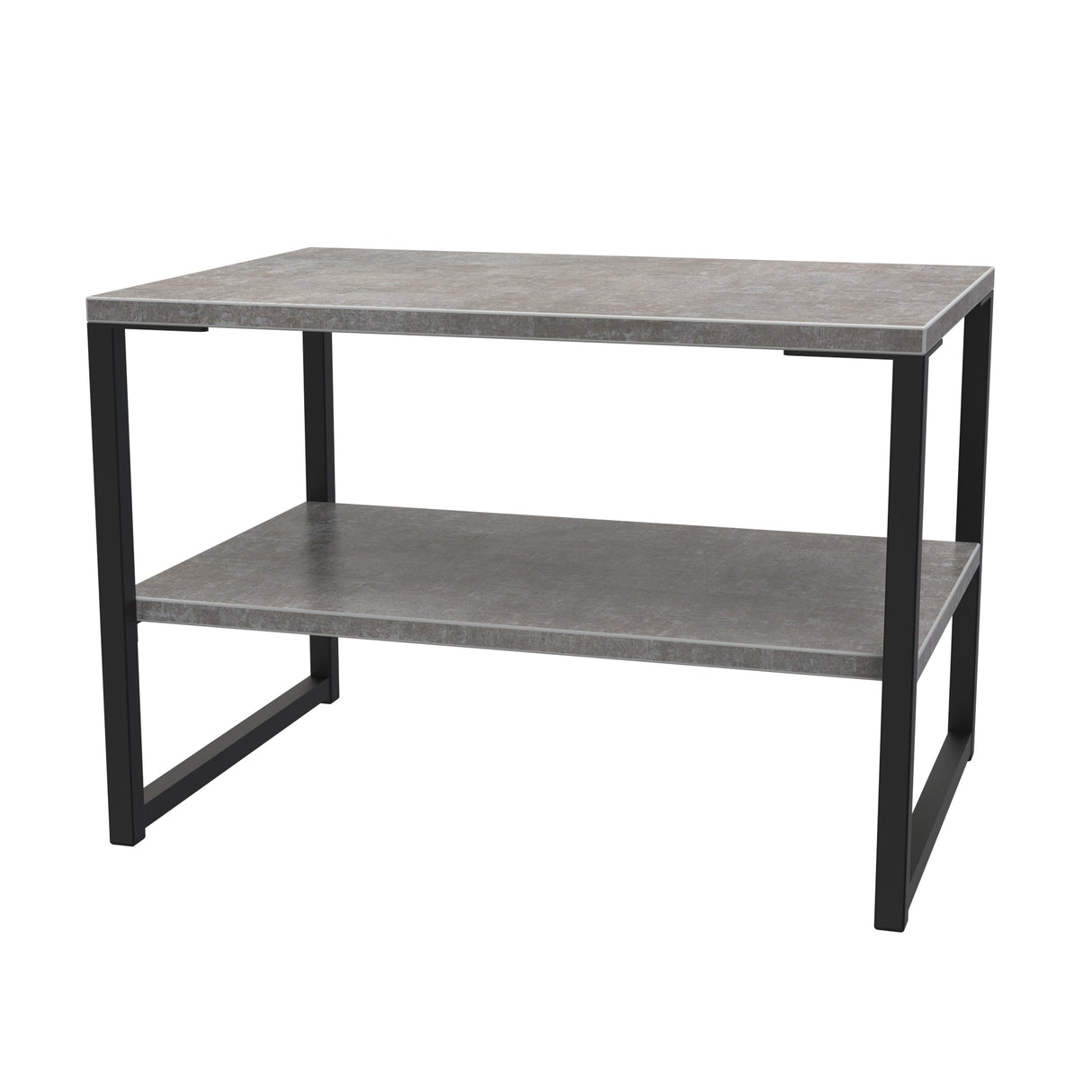 Diego Lamp Table with Black Frame Legs - Welcome Furniture