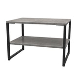 Diego Lamp Table with Black Frame Legs - Welcome Furniture