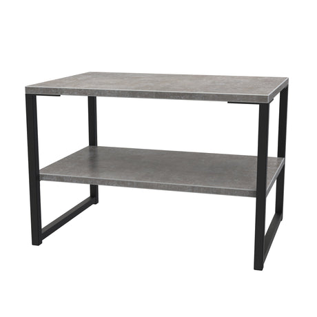 Diego Lamp Table with Black Frame Legs - Welcome Furniture