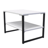Diego Lamp Table with Black Frame Legs - Welcome Furniture