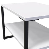 Diego Lamp Table with Black Frame Legs - Welcome Furniture