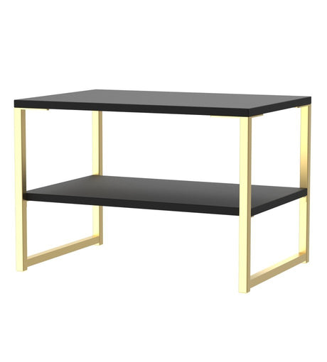 Diego Lamp Table with Gold Frame Legs - Welcome Furniture