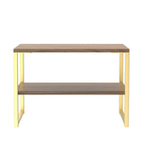 Diego Lamp Table with Gold Frame Legs - Welcome Furniture