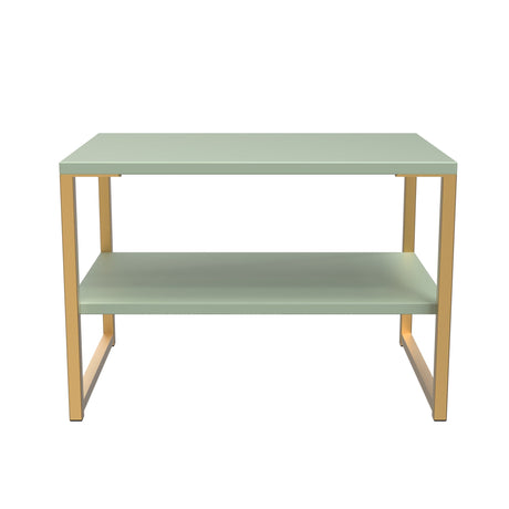 Diego Lamp Table with Gold Frame Legs - Welcome Furniture