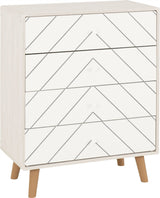 Dixie 4 Drawer Chest - Seconique