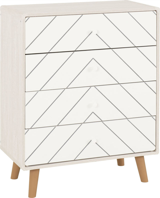 Dixie 4 Drawer Chest - Seconique