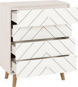 Dixie 4 Drawer Chest - Seconique