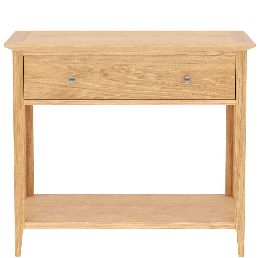 Saxon 1 Drawer Open Shelf Console Table
