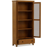Bryce 2 Door 1 Drawer Display Cabinet