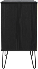 Harlequin 3 Drawer Midi Chest with Black Hairpin Legs