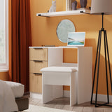 Java 3 Drawer Pedestal Vanity Dressing Table