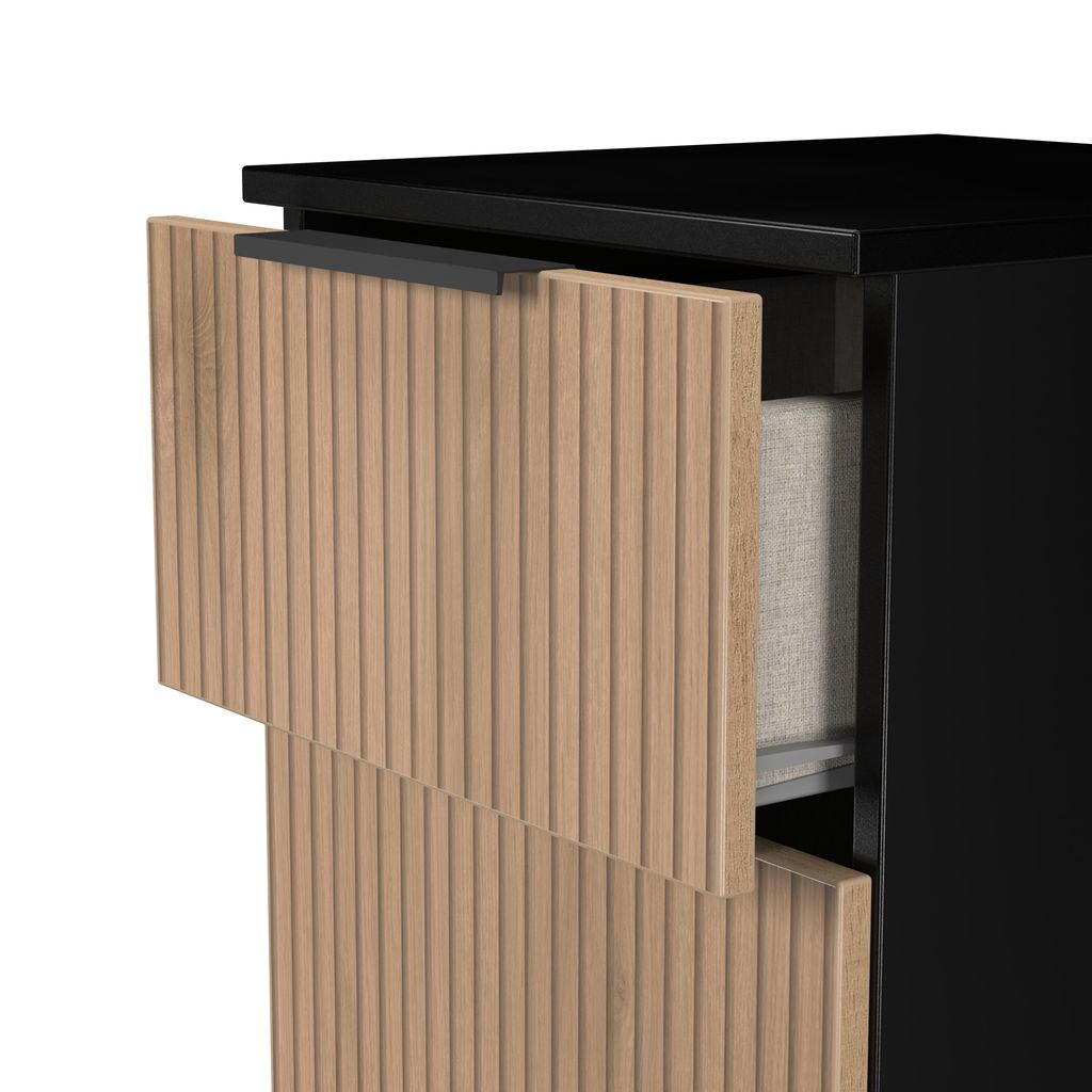 Java 3 Drawer Bedside Table