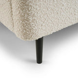 Eden Boucle Bed Frame with Curved Headboard - Julian Bowen