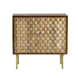 Edison 2 Door Sideboard with Gold Legs - Indian Hub