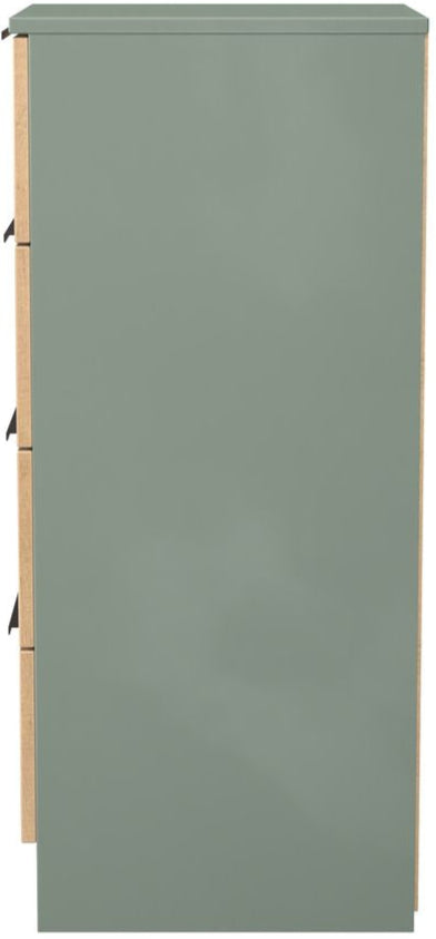 Java 4 Drawer Bedside Table