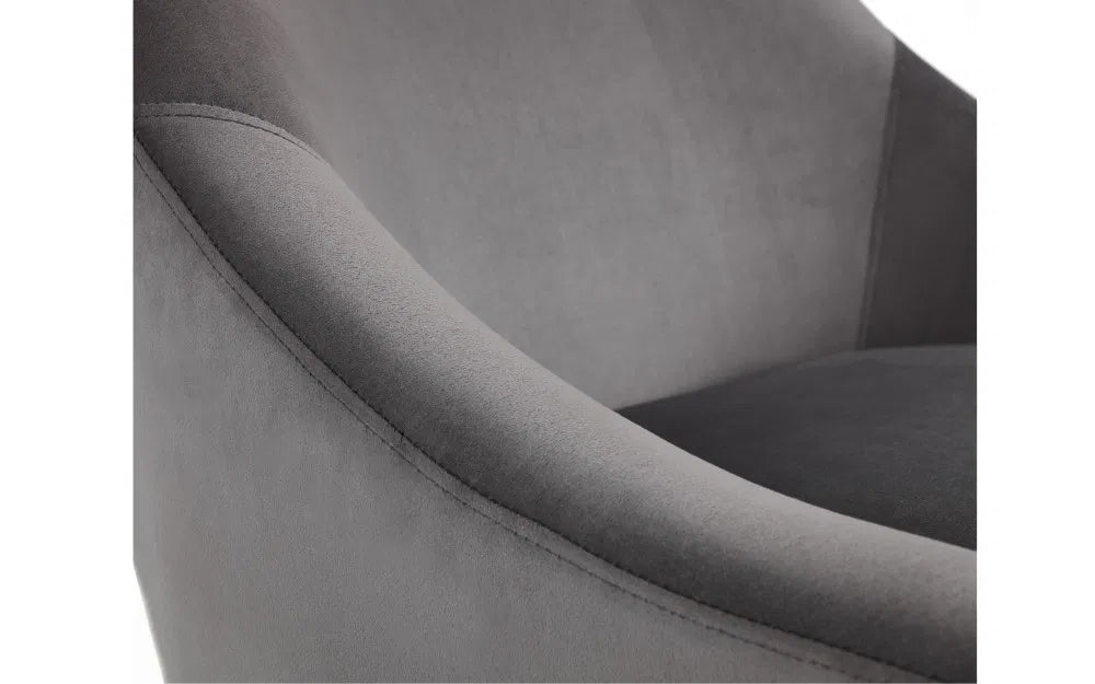 Elliot Velvet Arm Chair - Julian Bowen