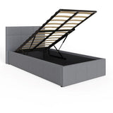End Lift Ottoman Bed Faux Leather - GFW