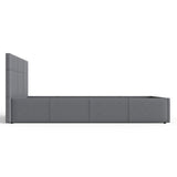 End Lift Ottoman Bed Faux Leather - GFW