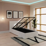 End Lift Ottoman Bed Faux Leather - GFW