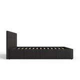 End Lift Ottoman Bed Faux Leather - GFW