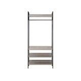 Alva Open Wardrobe with 2 Drawers 3 Piece Bedroom Set