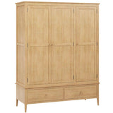 Huron 3 Door 2 Drawer Triple Wardrobe