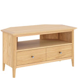 Saxon 1 Drawer Open Shelf Corner TV Unit