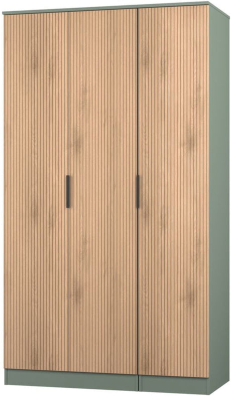 Java Tall 3 Door Triple Wardrobe