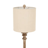 Pallido Candlestick Table Lamp with Linen Shade