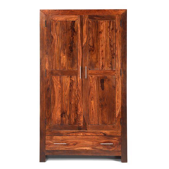 Sequoia 2 Door 1 Drawer Double Wardrobe