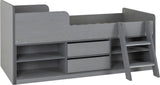 Felix 3ft Low Sleeper Bed with Storage & Ladder - Seconique