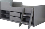 Felix 3ft Low Sleeper Bed with Storage & Ladder - Seconique