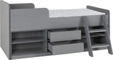Felix 3ft Low Sleeper Bed with Storage & Ladder - Seconique