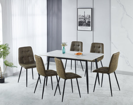 Fenton Dining Set (6 Chairs) - Seconique