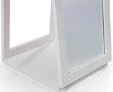 Fresco White Storage Mirror - Julian Bowen