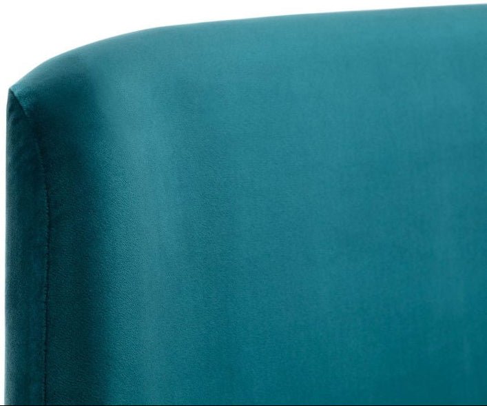 Frida Curved Velvet Bed - Julian Bowen